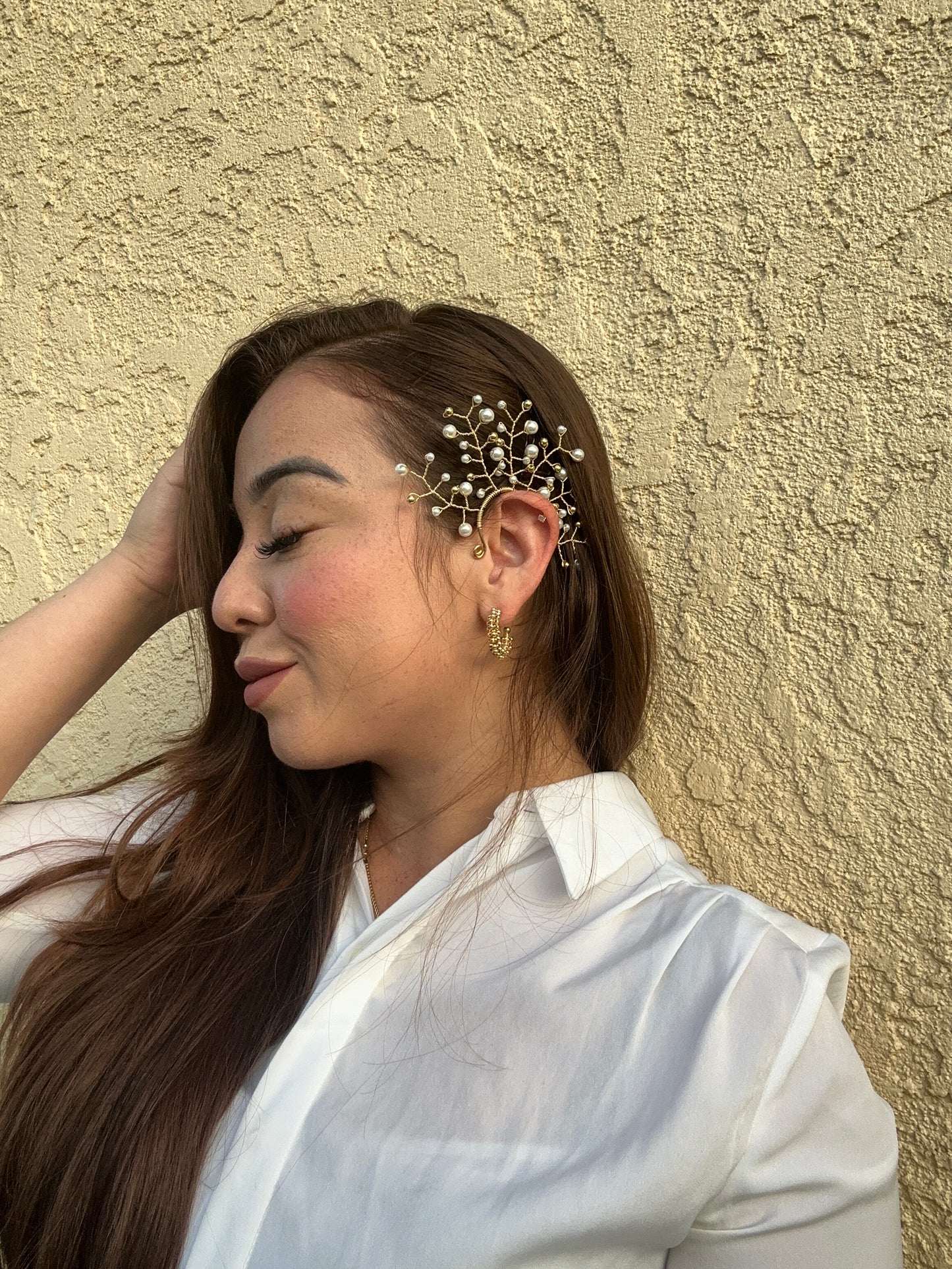 Pearl Earcuff - Love GNSIS